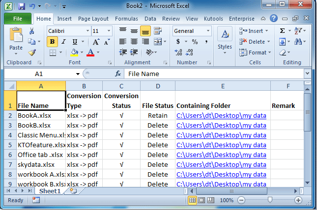 how to change excel to pdf